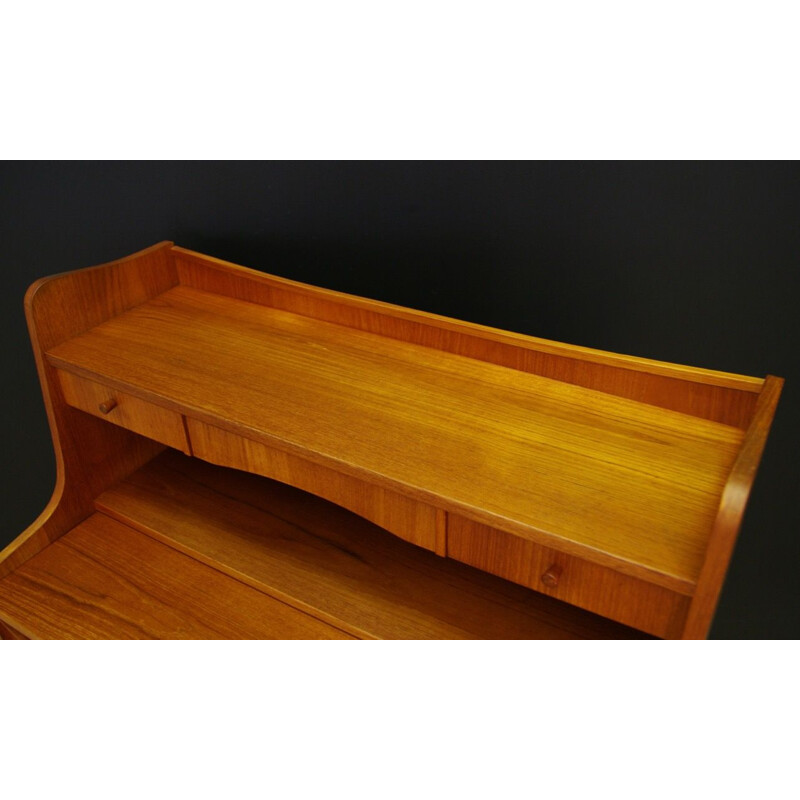 Vintage Danish secretary in teak