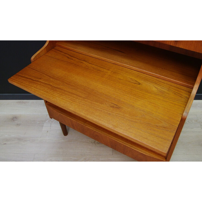 Vintage Danish secretary in teak