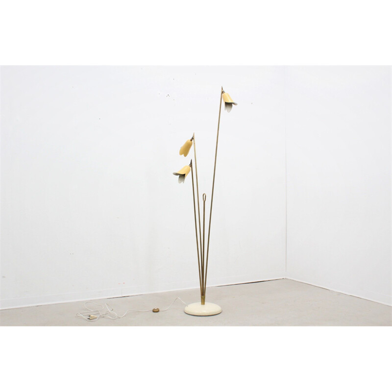 Vintage italian Arredoluce floor lamp in brass 1940