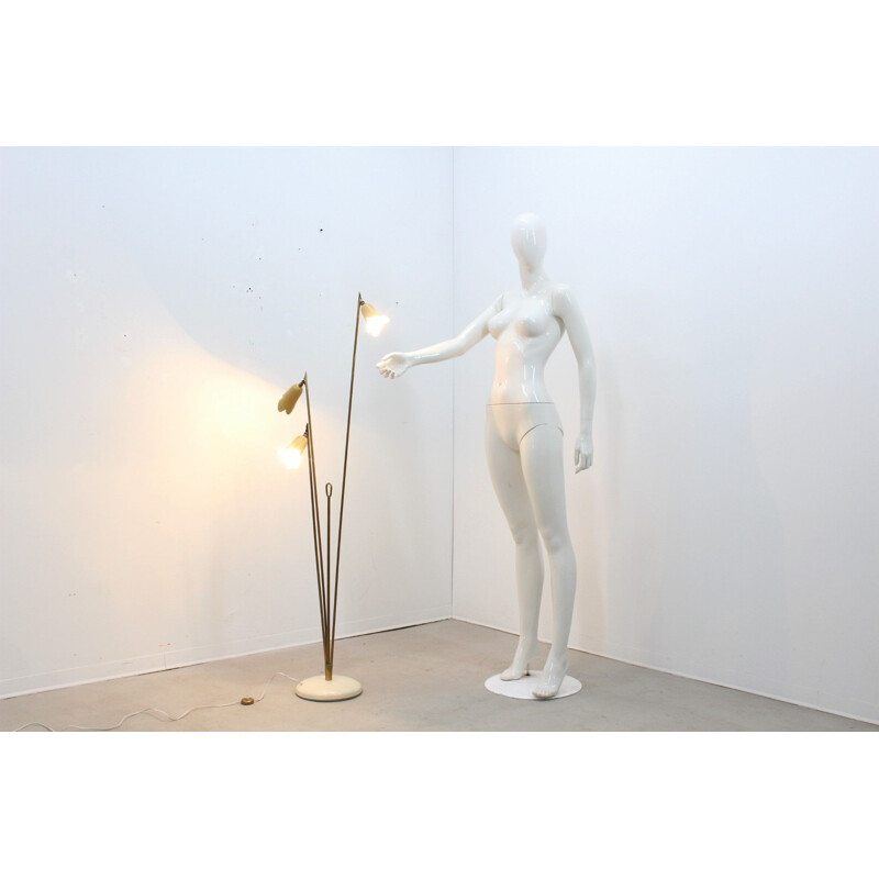 Vintage italian Arredoluce floor lamp in brass 1940