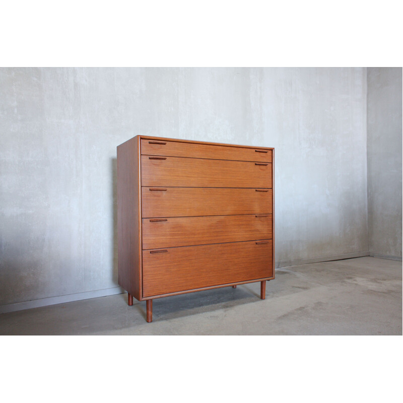 Vintage chest of drawers from Meredew in walnut 1960