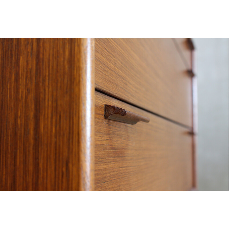 Vintage chest of drawers from Meredew in walnut 1960