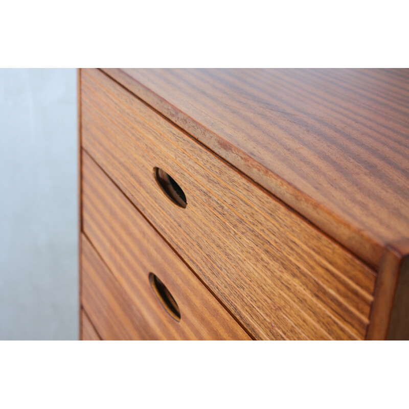 Vintage tall chest of drawers in teak by Austinsuite 1960