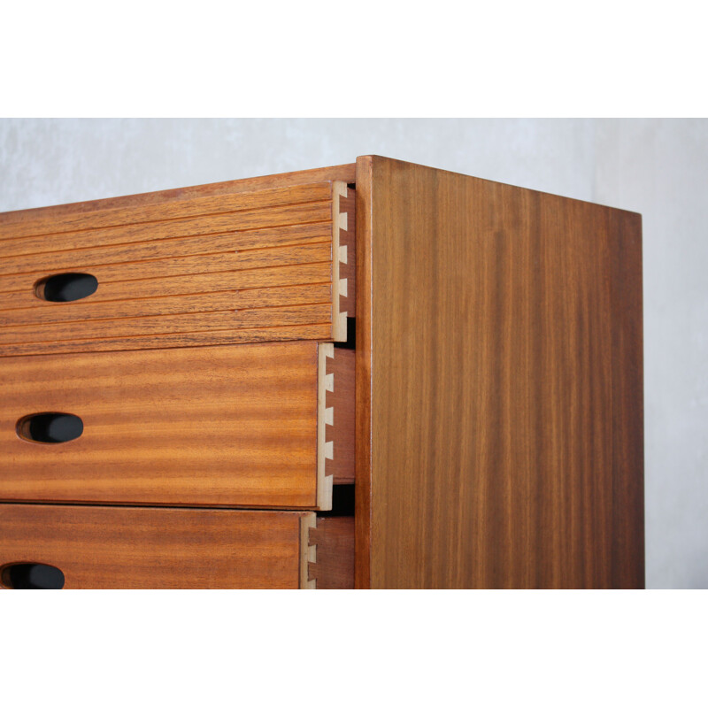 Vintage tall chest of drawers in teak by Austinsuite 1960