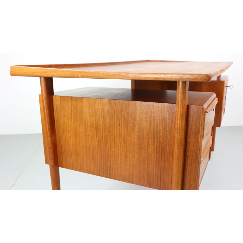 Bureau vintage scandinave pour Dansk Løvig 1960