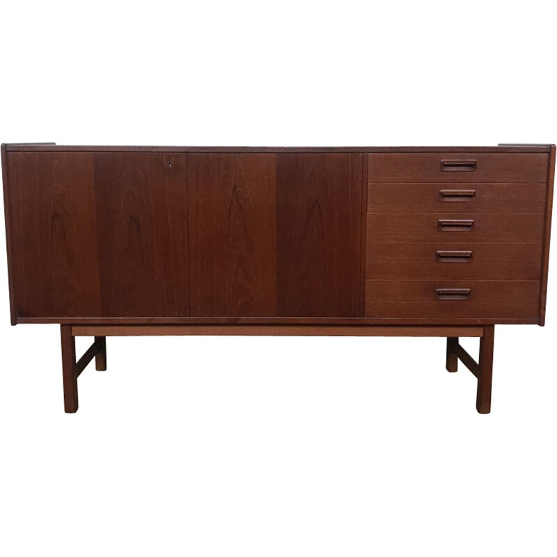 Small vintage Danish sideboard in teak