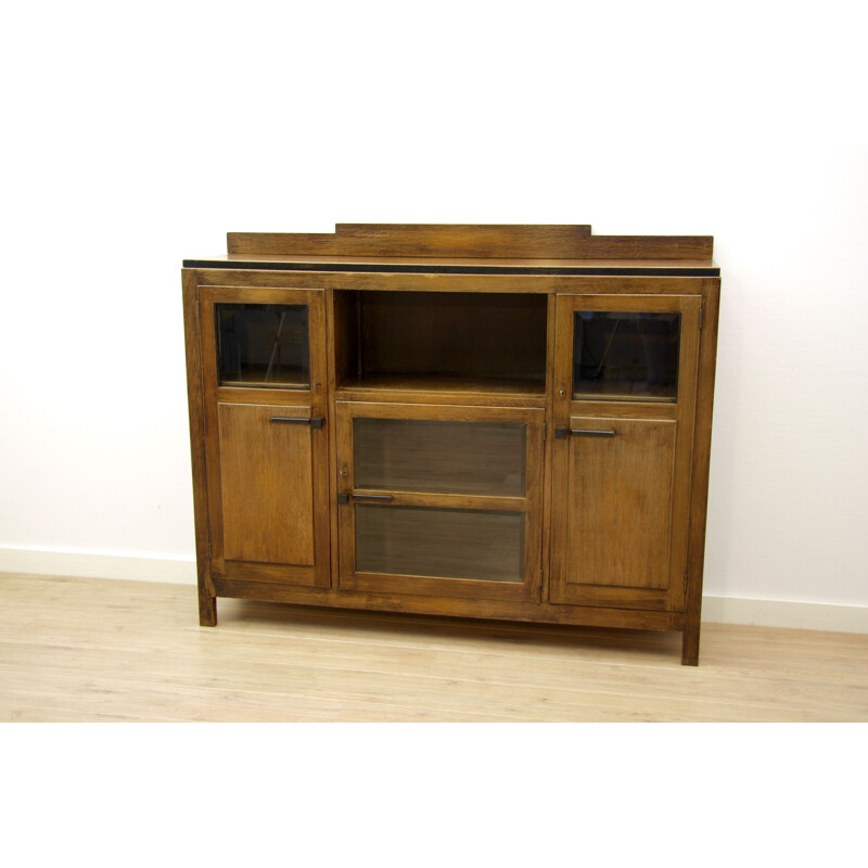 Vintage dutch cabinet in oak 1940