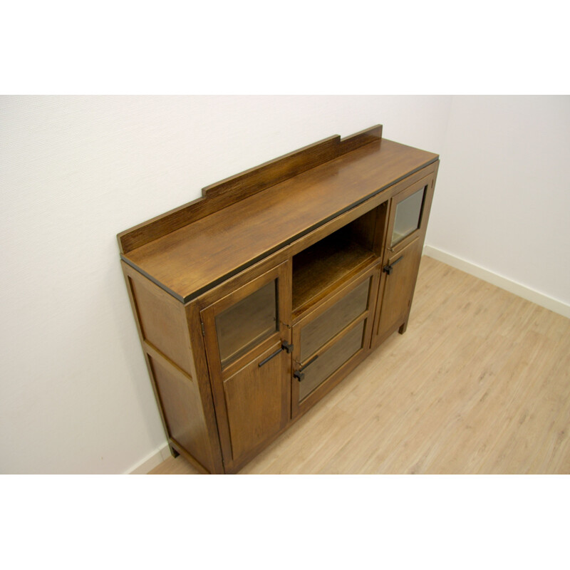 Vintage dutch cabinet in oak 1940