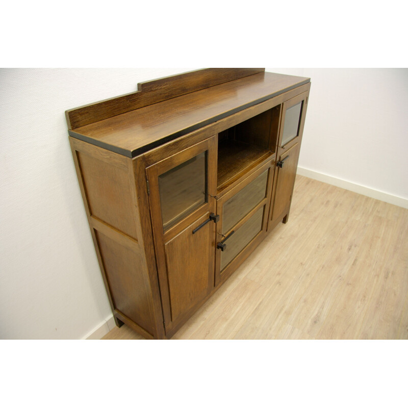 Vintage dutch cabinet in oak 1940