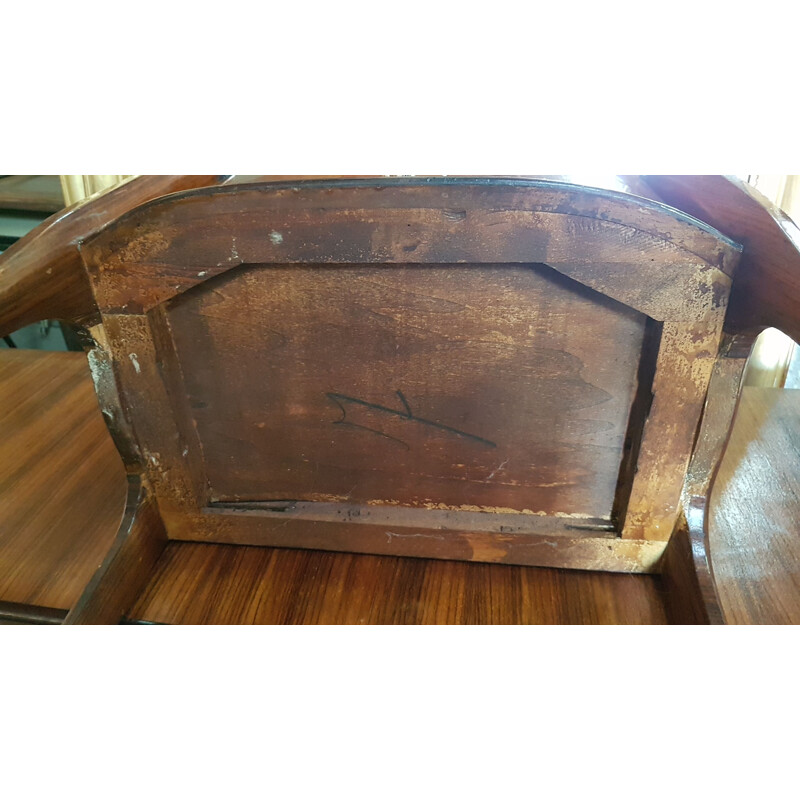 Vintage set of chest of drawers and 2 bedside tables in rosewood