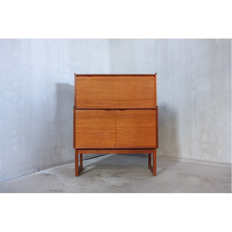 Vintage teak bar cabinet by Turnidge of London 1960