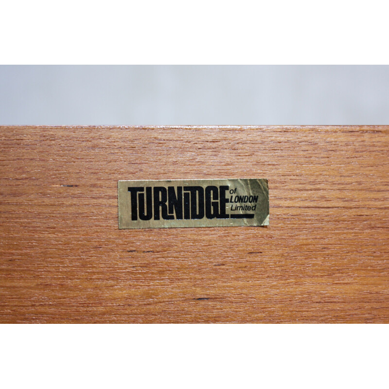 Vintage teak bar cabinet by Turnidge of London 1960