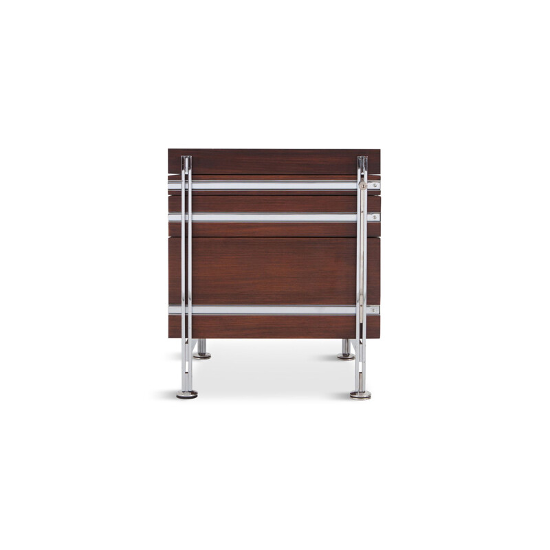 Vintage chest of drawers in mahogany by Jules Wabbes  for Mobilier Universel