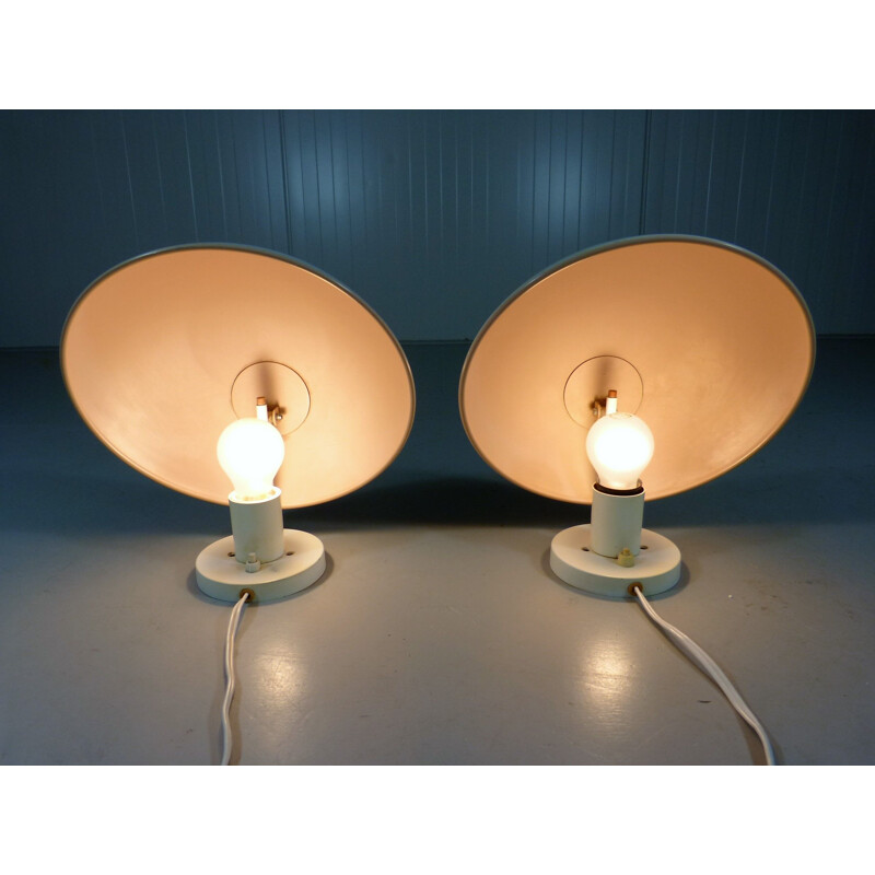 Set of 2 vintage early editions of the PH hat wall lamp by Poul Henningsen for Louis Poulsen