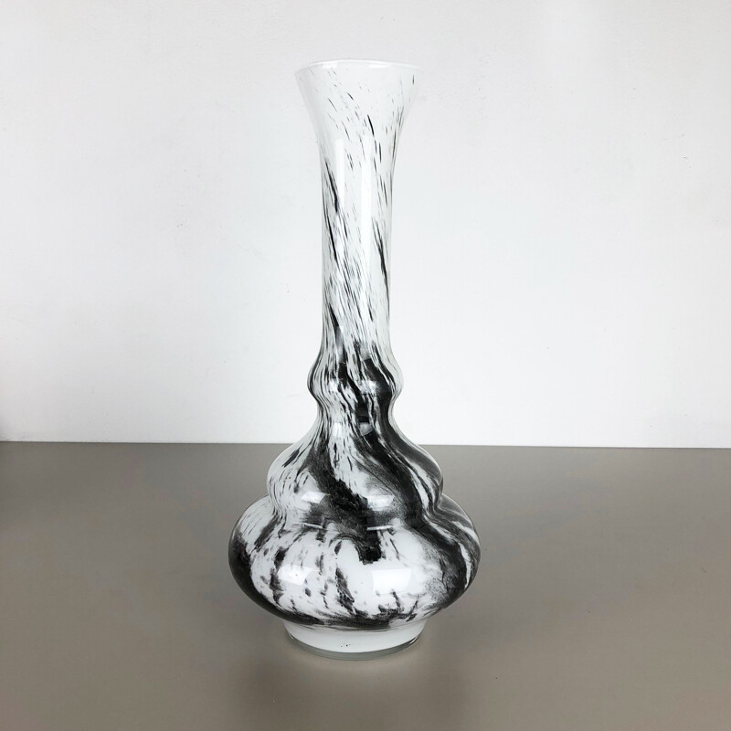 Vase vintage par Carlo Moretti pour opaline Florence italie