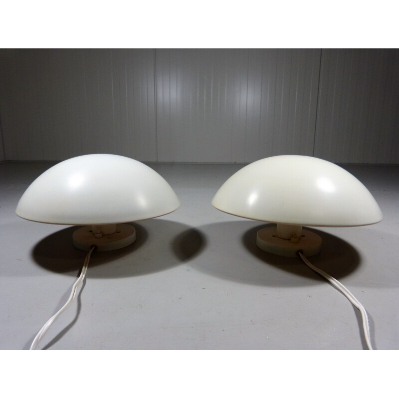 Set of 2 vintage early editions of the PH hat wall lamp by Poul Henningsen for Louis Poulsen
