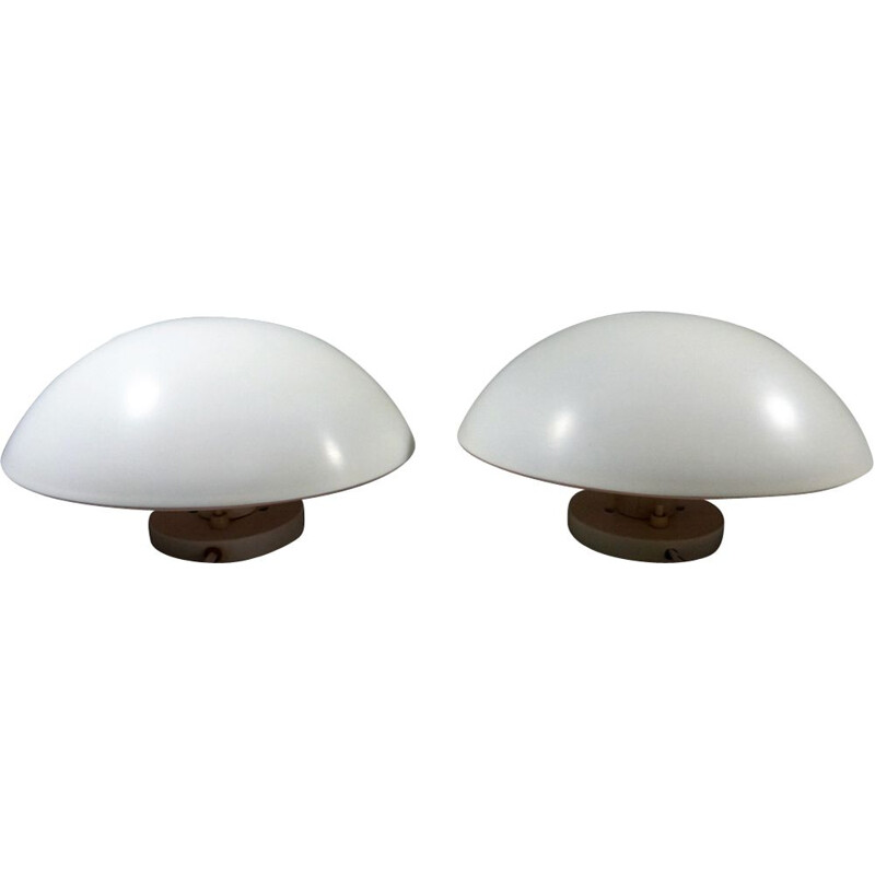 Set of 2 hat wall lamps by Poul Henningsen for Louis Poulsen