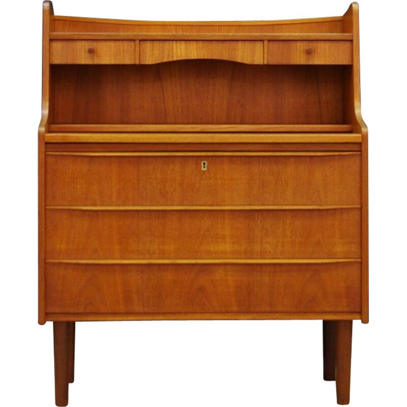 Vintage Danish secretary in teak