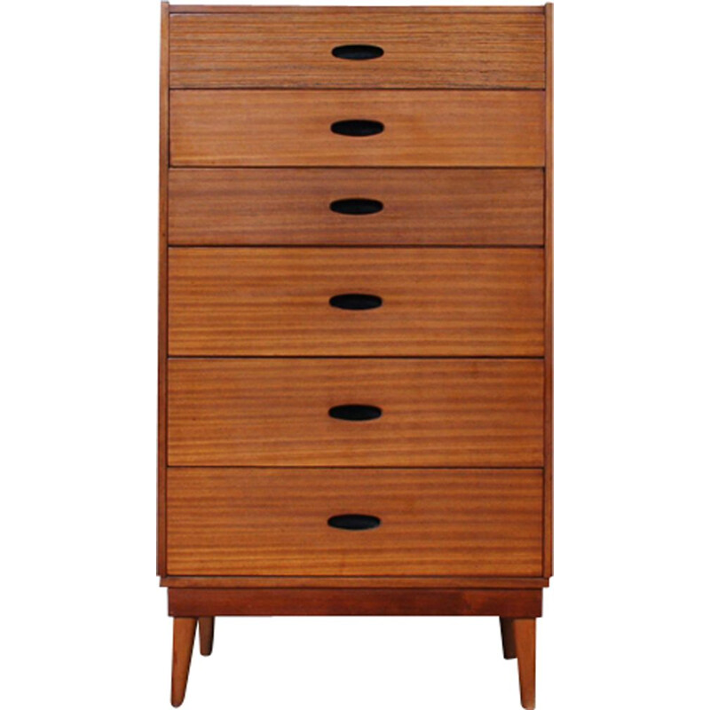 Vintage tall chest of drawers in teak by Austinsuite 1960