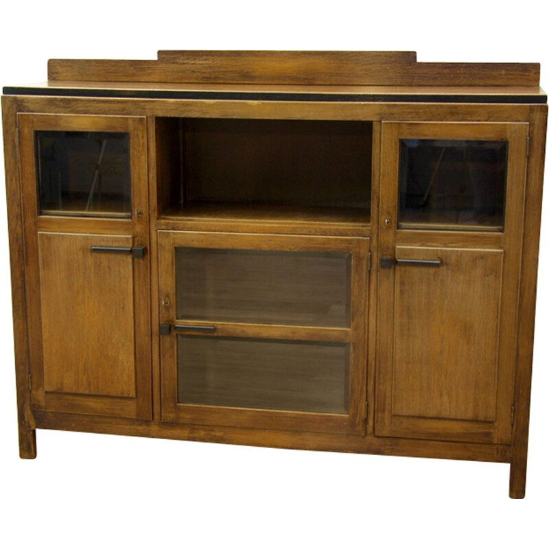 Vintage dutch cabinet in oak 1940