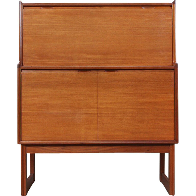 Vintage teak bar cabinet by Turnidge of London 1960