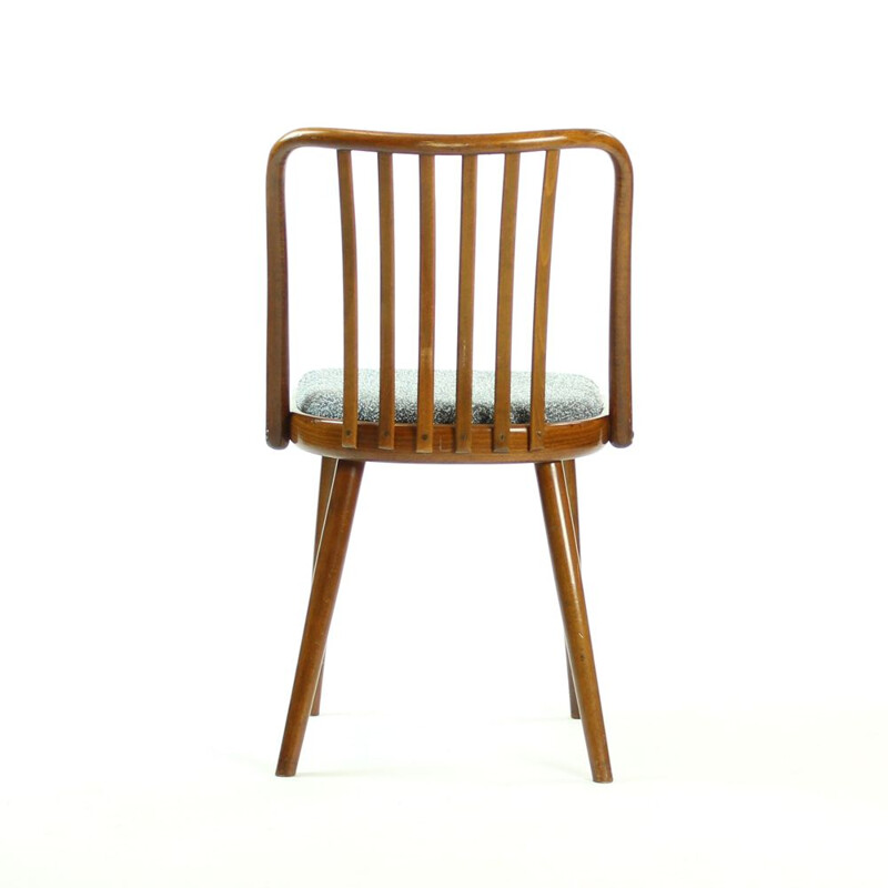 Vintage blue Czech chairs by TON