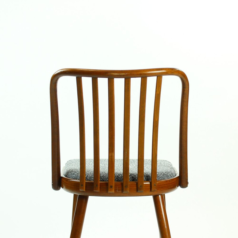 Vintage blue Czech chairs by TON