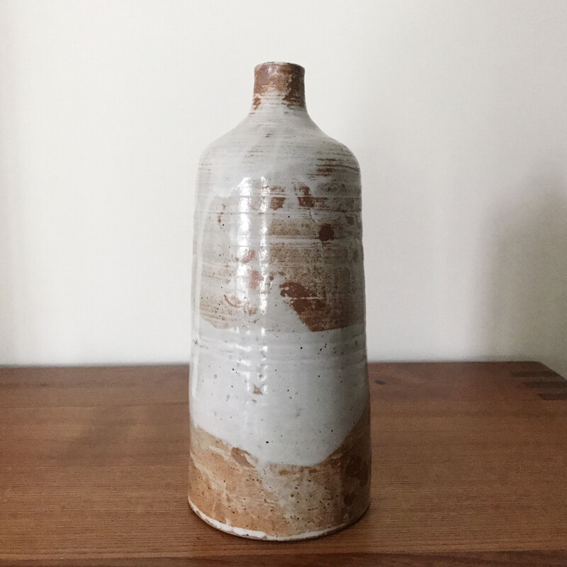 Vase vintage "Soliflore" en céramique par Eugène Lion