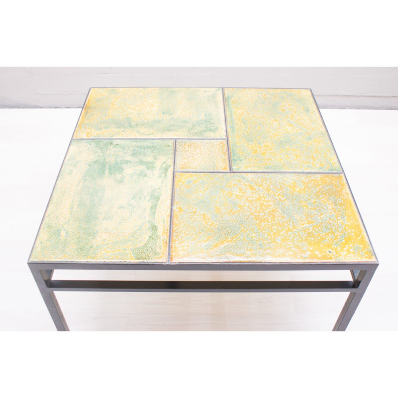 Vintage ceramic coffee table by Max Söllner, Germany 1950