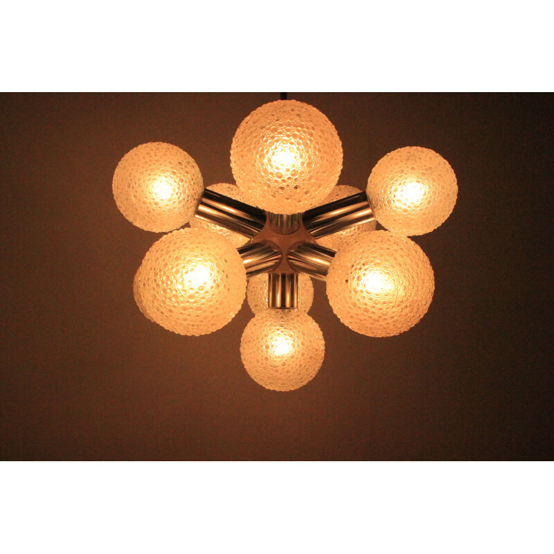 Lustre vintage allemand "Sputnik" par VEB