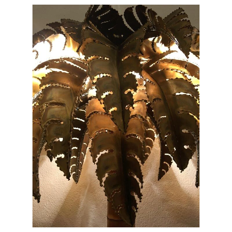Paire de lampes Palmier vintage par Maison Jansen