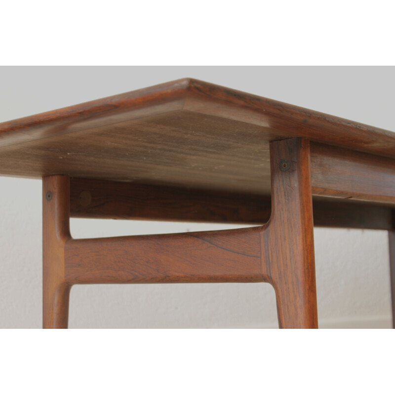 Vintage rosewood coffee table by Johannes Andersen