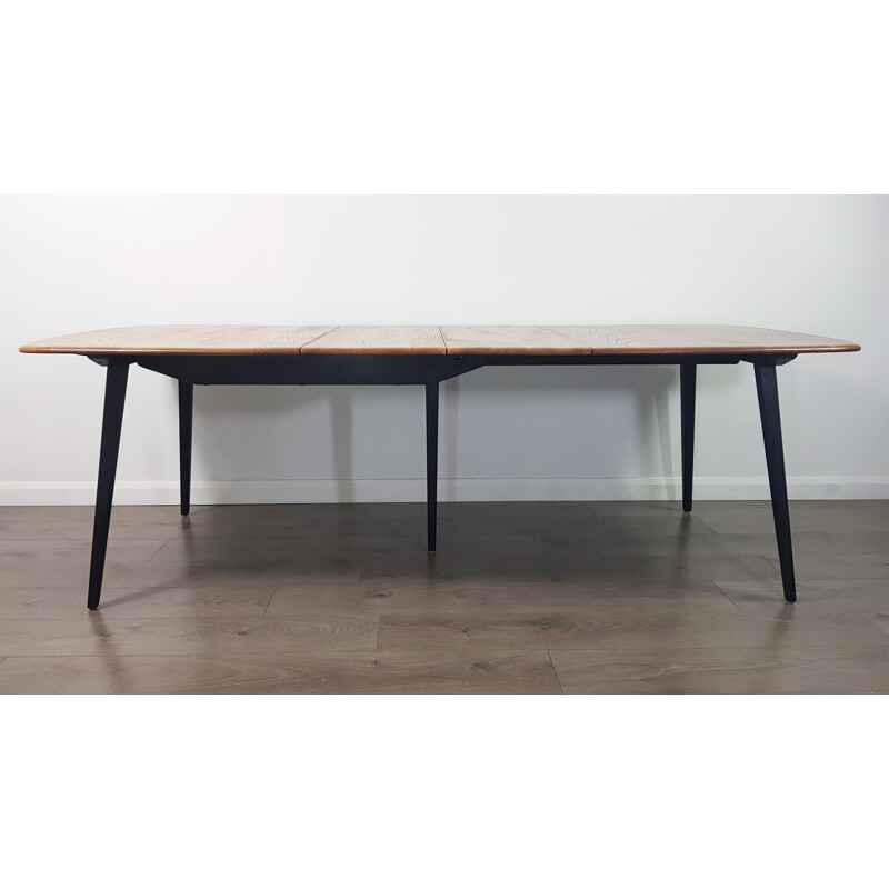 Vintage extending dining table in elm by Lucian Ercolani for Ercol