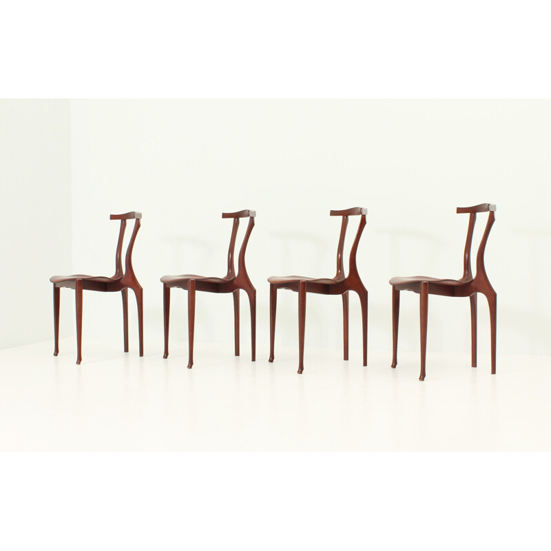 Set of 4 Gaulino chairs by Oscar Tusquets for Carlos Jané