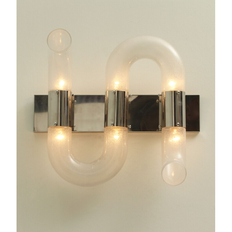 Vintage wall light by Aldo Nason for Mazzega