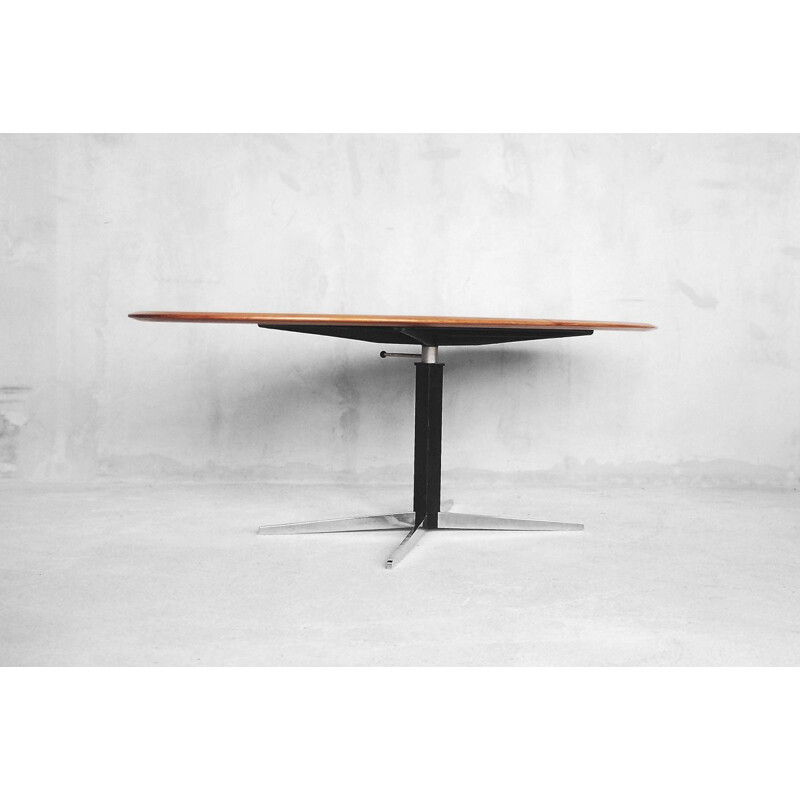 Vintage oval table by J.M. Thomas for Wilhelm Renz