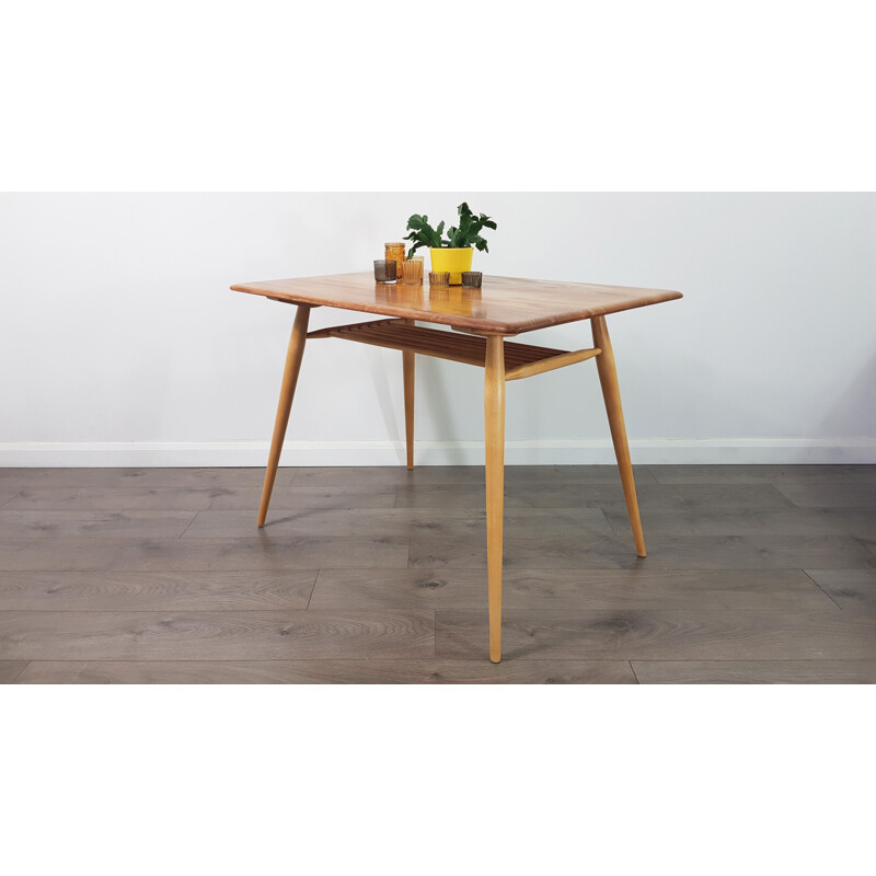 Vintage table in elm by Lucian Ercolani for Ercol