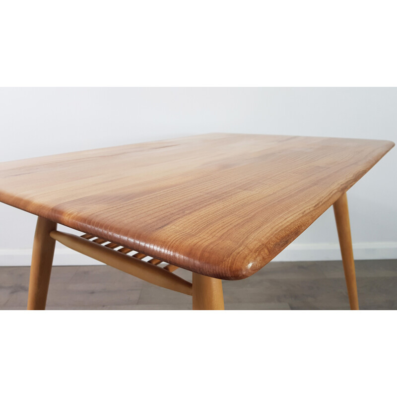 Vintage table in elm by Lucian Ercolani for Ercol