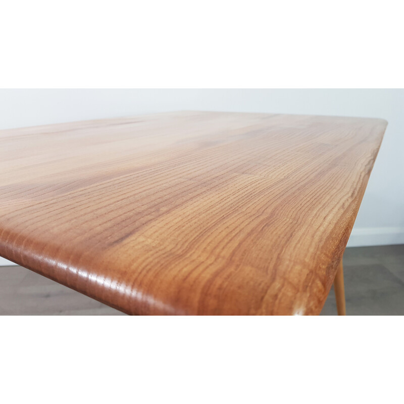 Vintage table in elm by Lucian Ercolani for Ercol