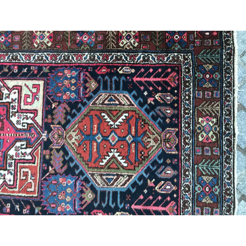 Tapis perse vintage en laine