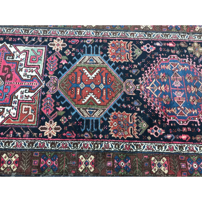 Tapis perse vintage en laine