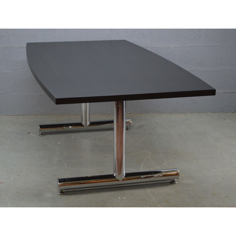 Vintage black table in ash by Tim Bates