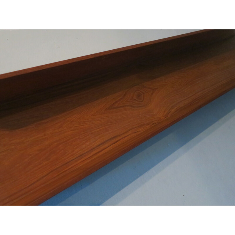 Vintage floating wall shelf for Wilhelm Renz