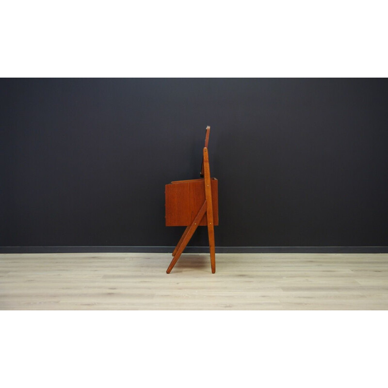 Vintage cabinet in teak with mirror