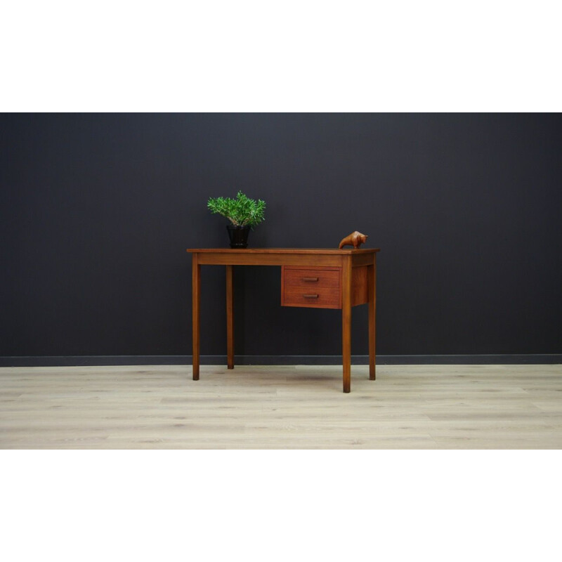 Vintage Danish desk in teak