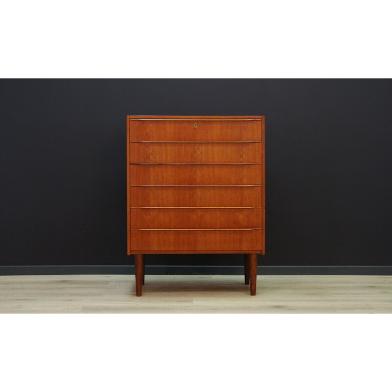 Vintage Danish chest of drawers in teak