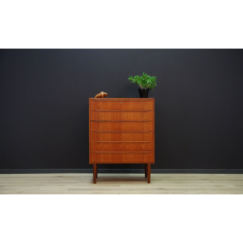 Vintage Danish chest of drawers in teak