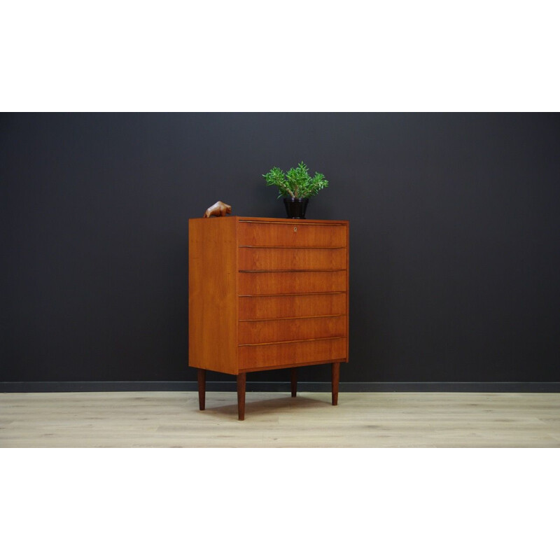 Vintage Danish chest of drawers in teak