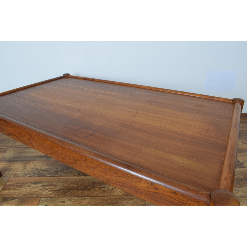 Vintage Danish coffee table in teak