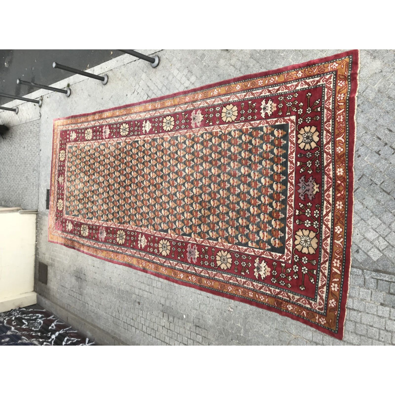 Vintage French Algerian carpet in wool